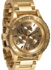 Nixon 42-20 Chrono Watch All Gold, One Size [Watch] Nixon