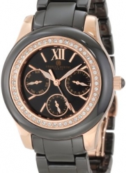 Charles-Hubert, Paris Women's 6810-B Premium Collection Ceramic and Stainless Steel Watch with Swarovski Crystal Accents