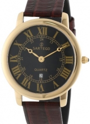 Sartego Men's SED612R Toledo Leather Strap Quartz Watch