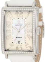 Gevril Women's 6209NV Glamour Automatic White Diamond Watch