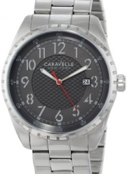 Caravelle New York Men's 43B134 Analog Display Japanese Quartz White Watch