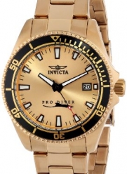 Invicta Women's 15138SYB Pro Diver Gold Dial 18k Ion-Plated Stainless Steel Watch with Impact Case