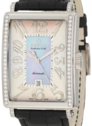 Gevril Women's 6207NE Glamour Automatic Blue Diamond Watch