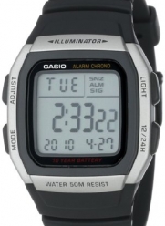 Casio Men's Alarm Chronograph Digital Sport Watch #W96H-1AV