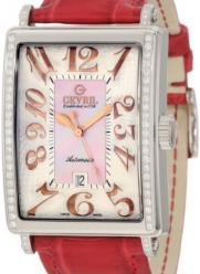 Gevril Women's 6208RE Glamour Automatic Pink Diamond Watch