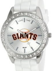 Game Time Women's MLB-FRO-SF Frost MLB Series San Francisco Giants 3-Hand Analog Watch