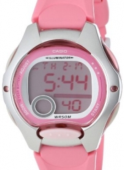 Casio Women's LW200-4BV Digital Pink Resin Strap Watch