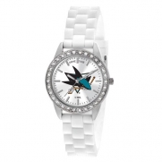 Game Time Women's NHL-FRO-SJ Frost NHL Series San Jose Sharks 3-Hand Analog Watch