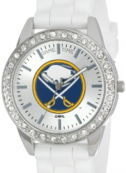 Game Time Women's NHL-FRO-BUF Frost NHL Series Buffalo Sabres 3-Hand Analog Watch