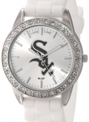 Game Time Women's MLB-FRO-CWS Frost MLB Series Chicago White Sox 3-Hand Analog Watch