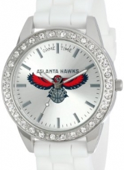 Game Time Women's NBA-FRO-ATL Frost NBA Series Atlanta Hawks 3-Hand Analog Watch