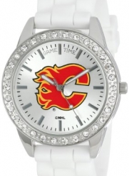 Game Time Women's NHL-FRO-CAL Frost NHL Series Calgary Flames 3-Hand Analog Watch