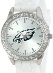 Game Time Women's NFL-FRO-PHI Frost NFL Series Philadelphia Eagles 3-Hand Analog Watch