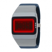 o.d.m. Unisex SDD99B-13 Link Series Gray with Red screen Programmable Digital Watch