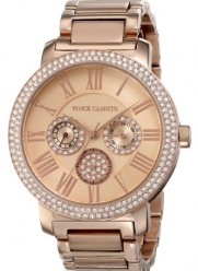 Vince Camuto Women's VC/5000RGRG Swarovski Crystal Accented Rose Gold-Tone Multi-Function Bracelet Watch