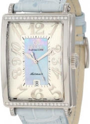 Gevril Women's 6207NT Glamour Automatic Blue Diamond Watch