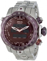 Invicta Men's 12589 Venom Analog-Digital Display Swiss Quartz Silver Watch