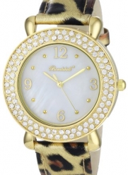 Bombshell Women's BSS20102G Dakota Elegant Goldtone Interchangeable Bezel & Strap Watch Set