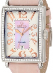 Gevril Women's 6208RL Glamour Automatic Pink Diamond Watch