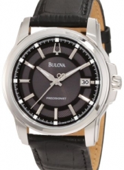 Bulova Men's 96B158 Precisionist Leather Strap Watch