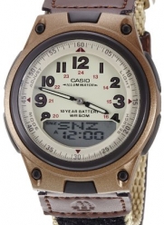 Casio Men's AW80V-5BV World Time DataBank 10-Year-Battery Watch