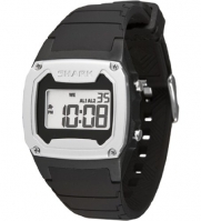 Freestyle Unisex 102000 Shark Retro 80's Digital Strap Black and Silver Watch