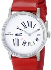 Marvin Women's M025.12.25.66 Origin Analog Display Swiss Quartz Red Watch