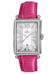 Gevril Women's 7249NL.10B White Mother-of-Pearl Genuine Alligator Strap Watch