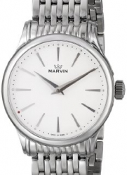 Marvin Women's M020.11.21.11 Malton Analog Display Swiss Quartz Silver Watch