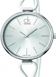 Calvin Klein Women's K3V231L6 White Leather Analog Watch