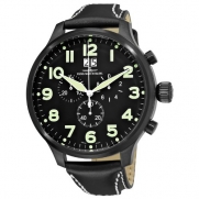 Zeno Men's 6221-8040-BK-A1 Super Oversized Black Chronograph Dial Watch