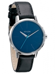 Nixon Kensington Leather Watch - Women's Blue, One Size