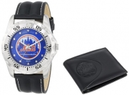 Game Time Unisex MLB-WWS-NYM Wallet and New York Mets MLB Watch Set