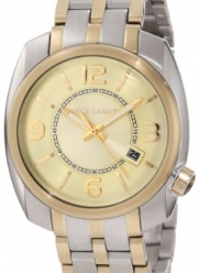 Vince Camuto Men's VC/1000CHTT The Pilot Champagne Dial Date Function Two-Tone Watch