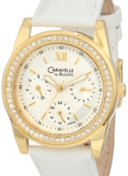 Caravelle by Bulova Women's 44N100 Multifunction silver/white dial Watch