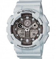 G-Shock GA-100 Ice Gray Classic Series Men's Stylish Watch - White / One Size