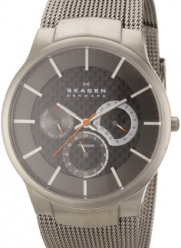 Skagen Men's 809XLTTM Carbon Fiber Dial Titanium Watch