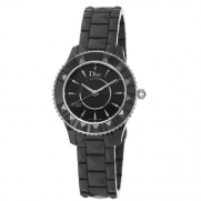 Christian Dior Women's CD1231E0C001 Black VIII Black Dial Ceramic Watch