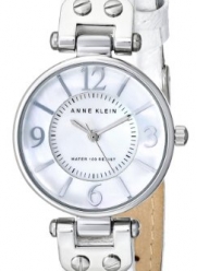 Anne Klein Women's 10/9889MPWT Watch with Leather Band