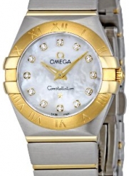 Omega Women's 123.20.24.60.55.002 Mother-Of-Pearl Dial Constellation Watch