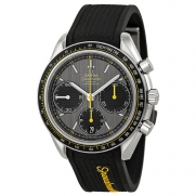 Omega Speedmaster Racing Grey Dial Black Rubber Mens Watch 32632405006001