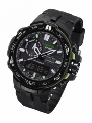 Casio Men's PRW-6000Y-1ACR Pro Trek Analog-Digital Display Quartz Black Watch