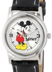 Disney Mickey Mouse Women's MCK621 Black Strap Watch