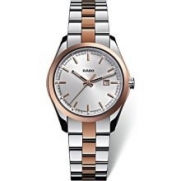 Rado Hyperchrome Silver Dial Two-Tone Ceramos and Steel Ladies Watch R32976102