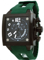 Adee Kaye #AK7115-MIPB Men's Persona Collection Polyurethane Strap Chronograph Watch