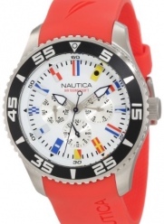 Nautica Men's N12628G NST 07 Flags Stainless Steel Watch