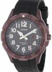 Casio Men's MTD1073-1A2V Brown Ion-Plated Stainless Steel Analog Watch