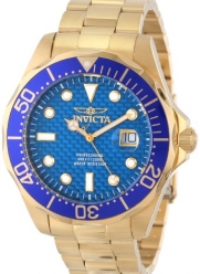 Invicta Men's 14357 Pro Diver 18k Gold Ion-Plated Watch