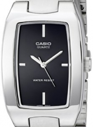 Casio Men's MTP1165A-1C Silver-Tone Analog Bracelet Watch