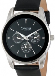 Caravelle by Bulova Men's 43C109 Multifunction leather strap Watch